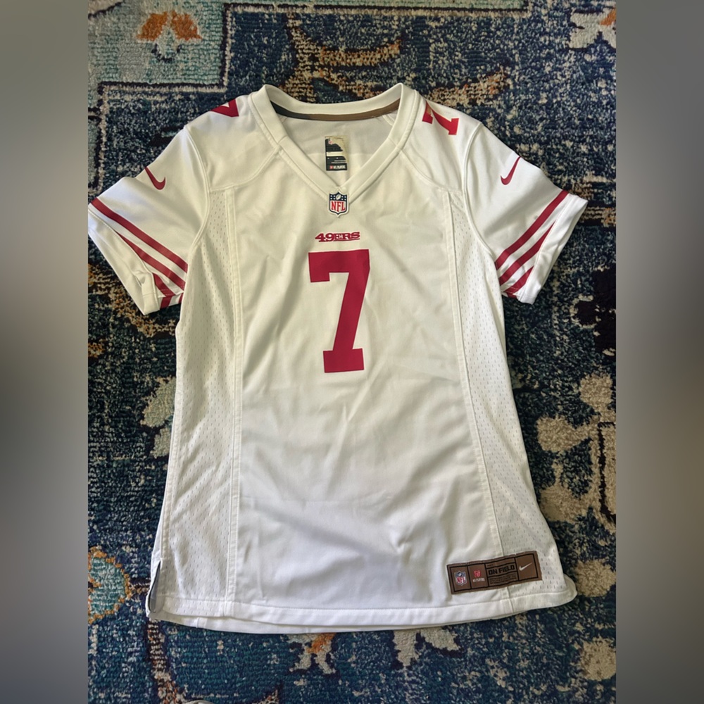 Nike San Francisco 49ers Colin Kaepernick Jersey Medium White On Field